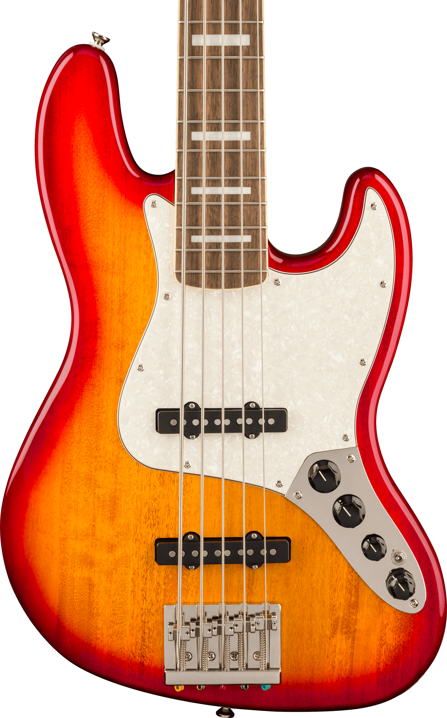 Squier Classic Vibe Active 70s Jazz Bass V, Laurel FB, Sienna Sunburst