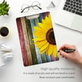 thumbnail image 2 of FMSHPON Colorful Wooden Vintage Sunflower Clipboard Hardboard Wood Nursing Clip Board and Pull for Standard A4 Letter 13x9 inches, 2 of 2