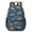 Excavator and Star Blue Pattern, variant on Excavator and Star Blue Pattern 17" Waterproof Oxford School Backpacks for Teens, S-Shape Padded Straps, for School, Travel, Hiking, Camping