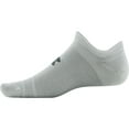 thumbnail image 3 of Under Armour Men's Essential Lite No Show Socks, 6-Pairs, White Locked-In Fit, Large, 3 of 4