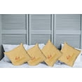 thumbnail image 6 of Ambesonne Retro Throw Pillow Cover 4 Pack, Retro Savannah Wild Giraffes, 20", Orange Cream, 6 of 6