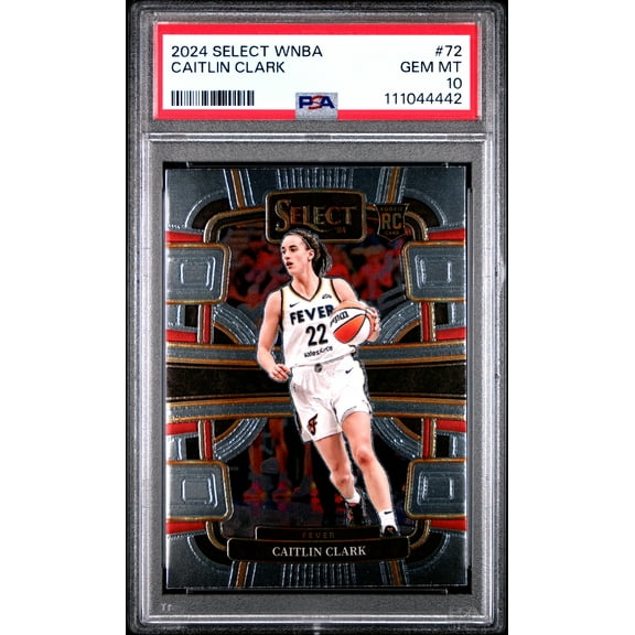 2024 Panini Select WNBA Caitlin Clark #72 PSA 10