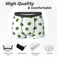 thumbnail image 2 of Men's Boxer Briefs, Bell Pepper cute Soft Comfy Mens Underwear Boxer Briefs Breathable With Widen Waist, 2 of 7