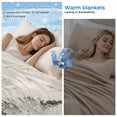 thumbnail image 2 of Brown Bear Cooling Blanket,Lightweight Breathable Summer Throw Blanket with Double Sided Cold Effect,Retro Forest Nature Tree Silhouette Mountain Picnic Blankets Bed Sheet for Hot Sleepers 40"x60", 2 of 8