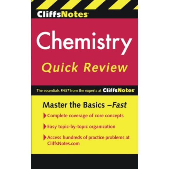 Pre-Owned Cliffsnotes Chemistry Quick Review, 2nd Edition (Paperback) 0470905433 9780470905432