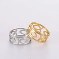 thumbnail image 4 of Pez Jesús pez símbolo cristiano anillo de Cruz de acero inoxidable compromiso eterno amuleto católico anillo de pareja Anillo cristiano Anillo de Jesús Anillo de la Santa Cruz Joyas cristianas Pe, 4 of 4