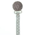 thumbnail image 4 of Polka Dot Ribbon Quilted Crystal Pacifier Clip, 4 of 4