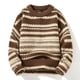 thumbnail image 4 of Suéter de cuello redondo torcido de otoño e invierno para hombres, camisa informal holgada de punto para jóvenes japonesa, 4 of 5