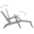 thumbnail image 3 of vidaXL Deckchair Patio Lounge Chair Folding Sunbed Cushion Solid Acacia Wood, 3 of 11