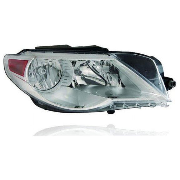 Headlight Assembly - Cooling Direct Fit/For 09-12 Volkswagen Passat CC - Halogen - Right Hand / Passenger - 3C8941006F