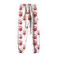 thumbnail image 7 of felwors Women's Halloween Print Sweatpants 2025 High Waisted Joggers with Pockets Elastic Lounge Pants White, S, 7 of 7