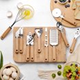 thumbnail image 2 of Kitchen Utensils Set Heat Resistant Silicone Cooking Utensils Wooden Handles Non-Stick Silicone Cooking, Melon Planer, 2 of 4