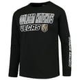 thumbnail image 2 of Youth Black Vegas Golden Knights Hit Long Sleeve T-Shirt, 2 of 3