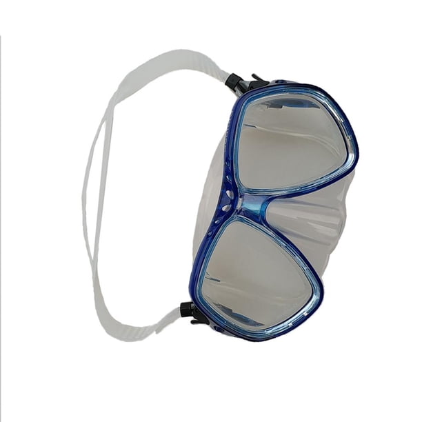 Máscara facial de buceo premium Acuáticos Pesca Esnórquel Apnea Gafas ajustables Gafas sin costuras - accesorios de buceo Azul Macarena Máscara de buceo