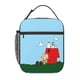 thumbnail image 4 of Fiambrera portátil personalizada S-Snoopys para mujer, multifunción, con diseño de animé Charlie Brown, bolsa térmica aislante para comida, para trabajo de oficina, 4 of 5