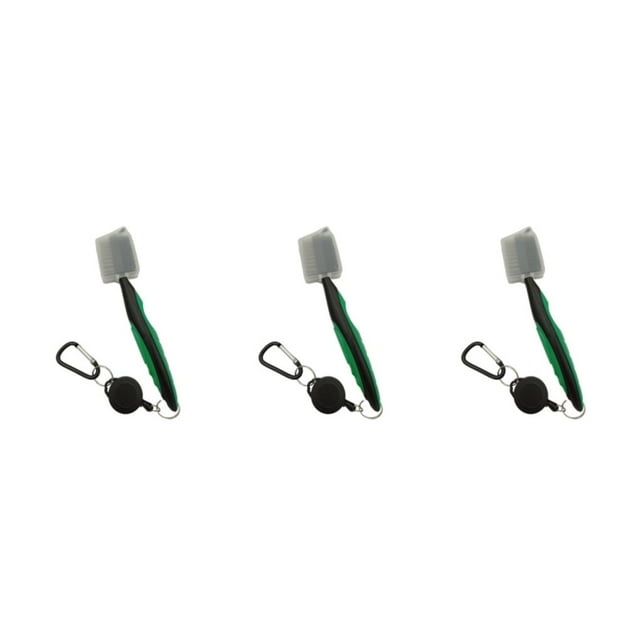 Wosthever Cepillo para palos de Golf de acero inoxidable, ergonómico, de mano, de Color sólido, cepillos para zapatos, herramienta de limpieza Type1 NO1