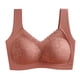 thumbnail image 3 of Gibobby Seamless Beauty Back Ropa interior Sin anillo de Sujetador deportivo Sexy Push Up Ropa interior cómoda Sujetador de libros(Rojo,M), 3 of 5