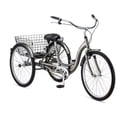 thumbnail image 3 of Folding Electric Trike for Adults - Powerful 250W Motor, 7 Speeds, 24/26 Inch 3 Wheel Motorized Bicycle, Removable 36V 10Ah Battery, Large Basket, 330 lb Loading Capacity, 3 of 9