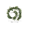 thumbnail image 3 of Nsxcdh Gifts Artificial Olive Branch Wreath Greenery Front Door Wreath Spring Summer Farmhouse Style Indoor Outdoor Home Decor Realistic Faux Leaves Entryway Wall, 3 of 7
