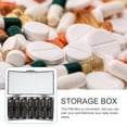 thumbnail image 4 of Shisuyan Portable Medicine organizer Case in Assorted Colors Compact and Wear Resistant Plastic Case for Pet Use 7 Days Weekly, 4 of 9