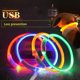 thumbnail image 2 of 5 collares de perro LED Flashseen, collar iluminado brillante recargable por USB, luces de seguridad de TPU resistentes al agua cortables para perros pequeños, medianos y grandes, 2 of 5