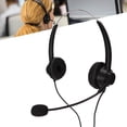 thumbnail image 4 of Binaural Business Headset, Black Button Control ABS Double Sided Headset H360-TYPE-C  For Conference Call For Online Course, 4 of 8
