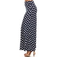 thumbnail image 2 of Women's Polka Dot Print Casual Relaxed High Waist A-Line Maxi Skirt, 2 of 9