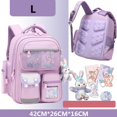 thumbnail image 2 of Mochilas escolares con estampado de dibujos animados para niñas y niños, morral ortopédico Kawaii para escuela primaria, morral para libros Infantil Fivean unisex, 2 of 2