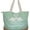 Green, variant on Women's Natural "Ready to Flamingle" Fashion Beach Canvas Tote Bag Handbag