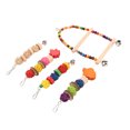 thumbnail image 4 of Parrot Swing Perch Chewing Toy,Bird Toy Set Colorful Parrot Swing Chewing Toys Bird Toyfor Parakeet Innovative Solution, 4 of 14