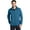Medium Blue Heather-PK1, variant on Port Authority Sweater Fleece Jacket (F232) Black Heather, XL
