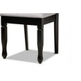 thumbnail image 6 of Baxton Studio Reneau Modern and Contemporary Grey Fabric Upholstered Espresso Brown Finished Wood 7-Piece Dining Set, 6 of 7