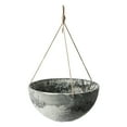 thumbnail image 2 of Acerra 14" Hanging Basket, Gray Marble, 2 Pack, 2 of 3