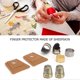 thumbnail image 3 of Copper Thimble, Reusable and Durable, Metal Finger Protector for Retro Handwork, 3 of 4