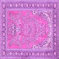 thumbnail image 1 of Ahgly Company Indoor Square Persian Purple Traditional Area Rugs, 5' Square, 1 of 4
