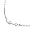 thumbnail image 2 of Non-Tarnish 304 Stainless Steel Cross Link Chain Necklace Stainless Steel color 17.52 inch(44.5cm), 2 of 3