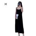 thumbnail image 1 of Qarigey Vestido Largo Sin Mangas Gasa Ropa De Verano Vestido Suelto Sexy, Blanco, S Vestidos Negro METRO Qarigey AP001588-07B, 1 of 6