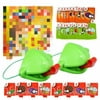 Biekopu Kids Frog Mouth Tic Tac Tongue Toy Funny Bug Catch Quickdraw Desktop Game