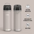 thumbnail image 3 of Botella de Agua de Acero Inoxidable de la Serie ICON de THERMOS con Pajita, 3 of 3