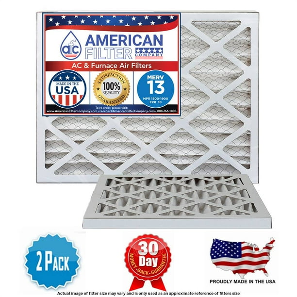 AFC 16x25x1 Furnace / AC / Air filters MERV 13 (MPR 1900 FPR 10) Type