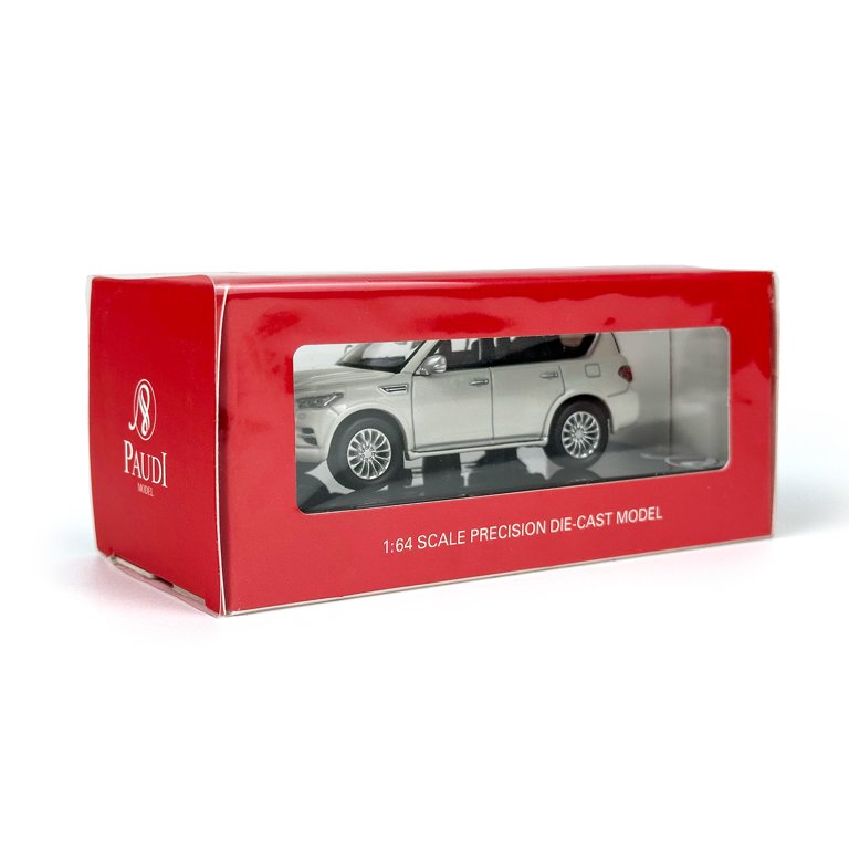 1:64 Infiniti QX80 White Diecast Model Car Collection Gift