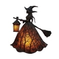 thumbnail image 1 of Lámpara de bruja de Halloween,Lámpara de bruja de Halloween,decoración de bruja,luz nocturna,Lámpara de mesa LED de resina con estatua de bruja hecha a mano,Atrapasol gótico espeluznante, 1 of 8
