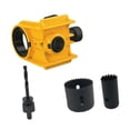 thumbnail image 3 of Kit de instalación de cerradura de puerta, abridor de orificios de cerradura profesional para cerraduras redondas y juegos de cerraduras Amarillo, 3 of 9