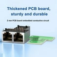 thumbnail image 4 of Adaptador divisor Ethernet RJ45 para red LAN, 2 paquetes, divisor Ethernet 1 a 2, enchufe Ethernet 8P8C para conector Cat5/5e/6/7, 4 of 8