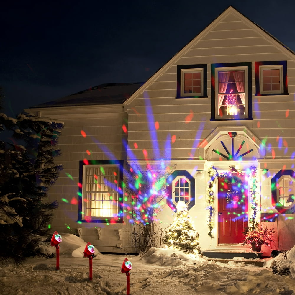Alpine Kaleidoscope Christmas Garden Pathway LED Lights - Set of 3, 17 ...