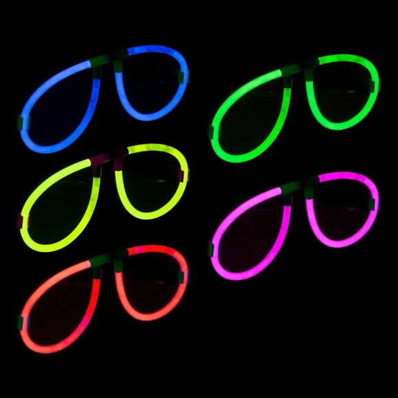ibobby Fun Party Supplies Glow in the Dark Neon Glasses Bulk