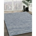 thumbnail image 2 of Ahgly Company Indoor Square Contemporary Platinum Silver Gray Area Rugs, 7' Square, 2 of 6