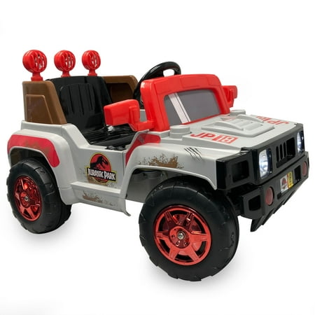 Licensed Jurassic World 6V Ride On SUV RC Battery Powered Car Light