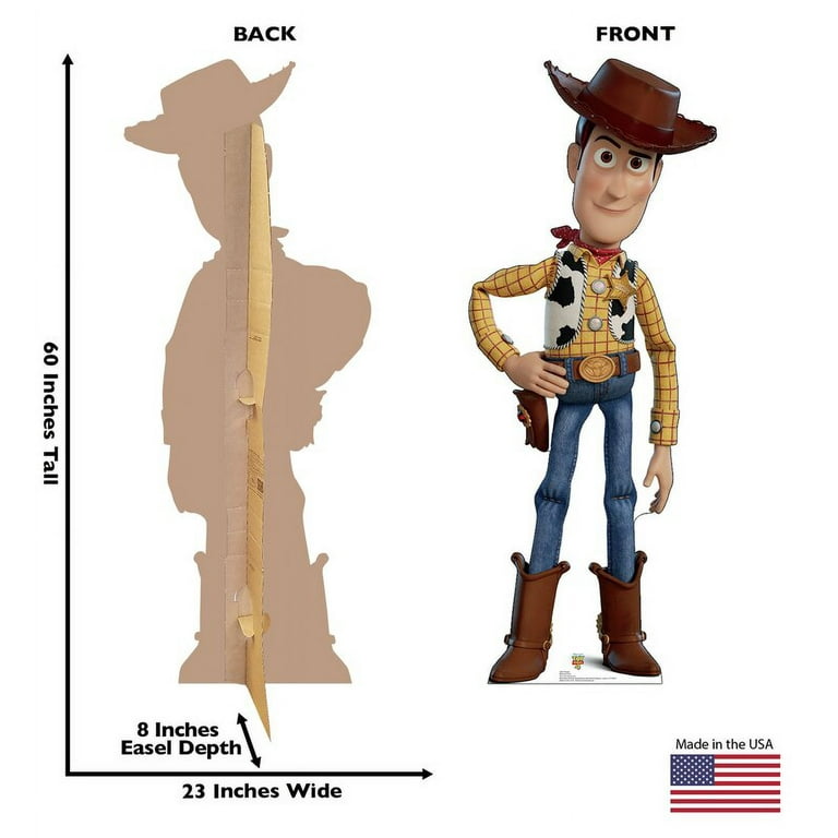 Woody (from Disney's Toy Story 4) Cardboard Stand-Up, 5ft