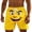 09-Yellow, variant on ibiyuan 3d Cartoon Smile Face Mens Swim Trunks Elastic Waist Mens Bathing Suits Lightweight Drawstring Waist Beach Pool Vacation Swimwear Sports Vacation Shorts